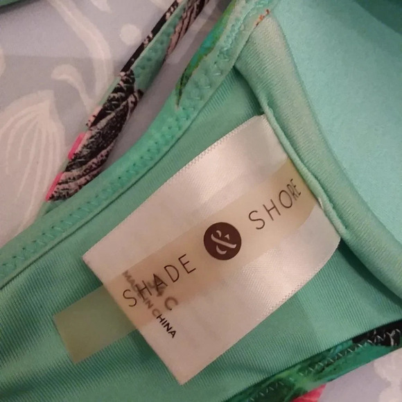 Shade & Shore Mesh High Neck Bikini Top Net 34C - Picture 4 of 4